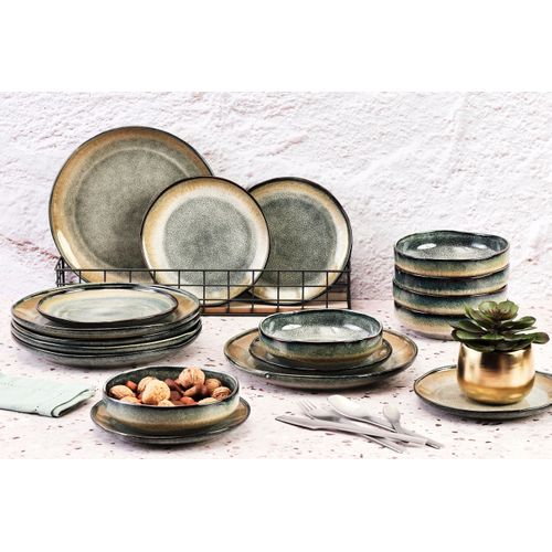 Lot De 18 Set Les Essentiels En Grès Gris D