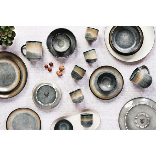 Lot De 18 Set Les Essentiels En Grès Gris D