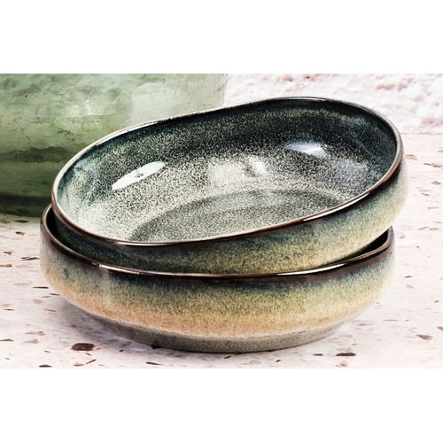 Lot De 6 Bols Moyens En Grès Gris D17