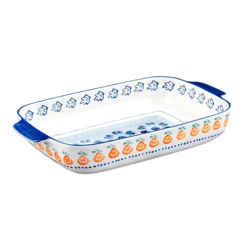 Lot De 3 Plateaux et Plats à Four En Porcelaine De Haute Qualité (grade A), Peinte à La Main Blanc D