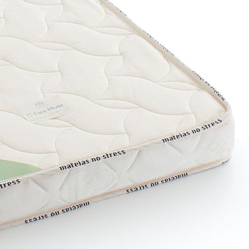 Matelas Enfant Fibre de Coco 90x190 cm Bio Coton Epaisseur 10 Cm