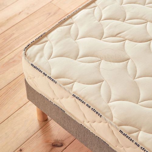 Matelas Mousse 160x200 Essentiel Bio Ferme Épaisseur 12 Cm Coton Bio