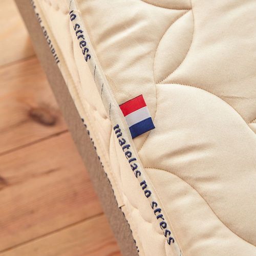 Matelas Mousse 140x190 Essentiel Bio Ferme Épaisseur 12 Cm Coton Bio