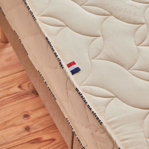 Matelas Latex 140x190 Ferme Épaisseur 18 Cm Coton Bio