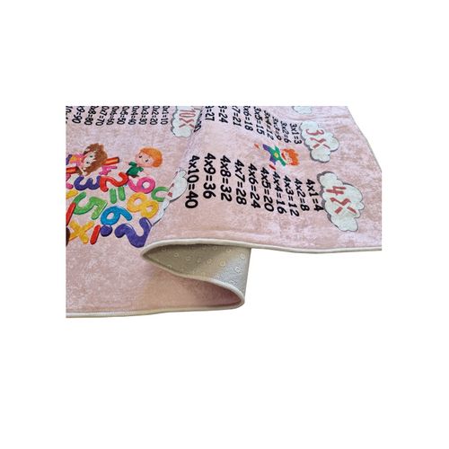 Tapis Enfant Multiplication Rose - 100x160cm