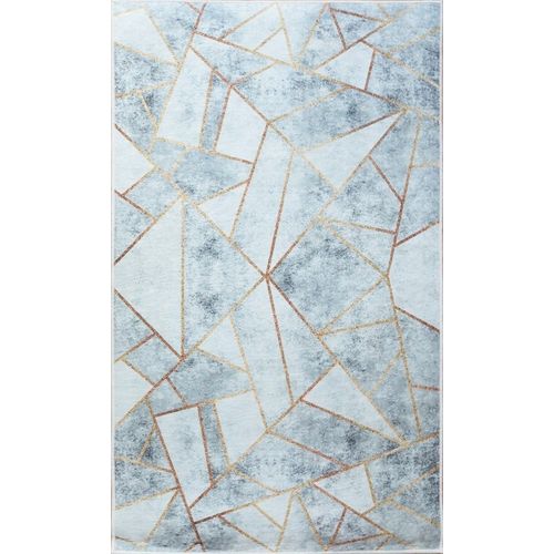 Tapis De Salon Grafic Gris Doré - 200x290cm