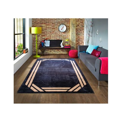 Tapis De Salon Rebelle Noir - 160x230cm