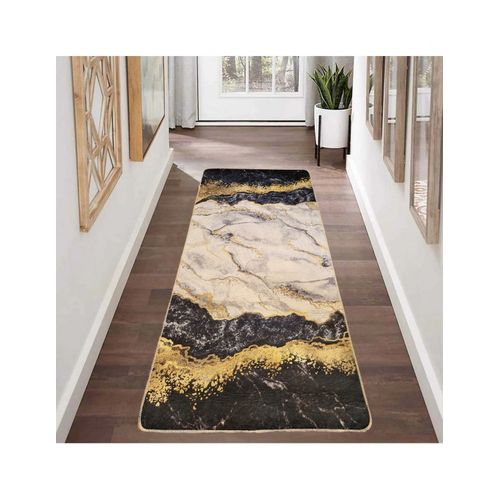 Tapis De Salon Gold - Noir - 80x150cm