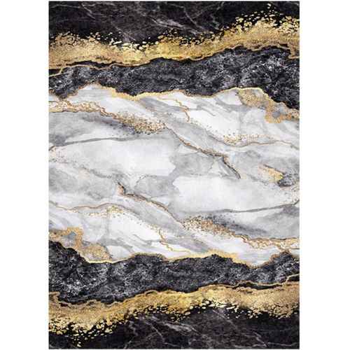 Tapis De Salon Gold - Noir - 80x150cm