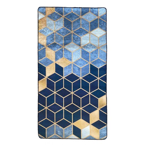 Tapis De Salon Luxe 200x290 Bleu