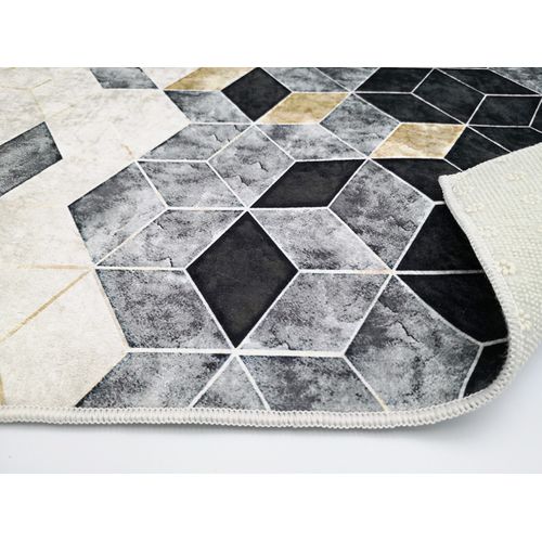 Tapis Luxe Doré, Noir - 120x180