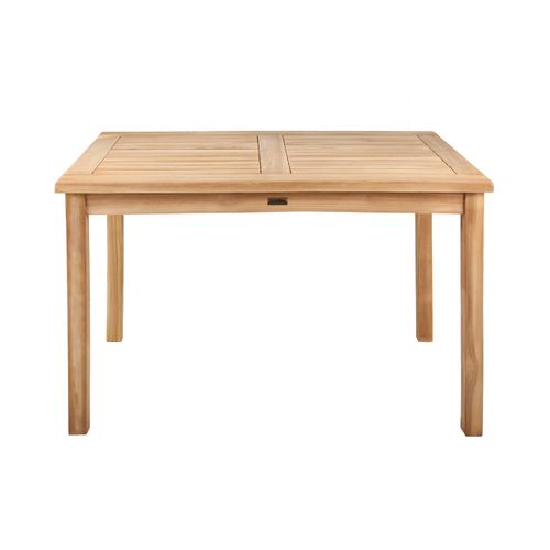 Salento - Table Rectangulaire D'extérieur En Bois De Teck – Couleur Naturelle – 70 X 110 Cm - 4