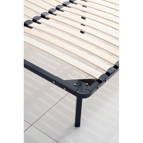 Sommier à Lattes 160x200 Cm Sur Pieds Pour Lit 2 Places  7 Pieds  40 Lattes En Bois Multiplis  Somm