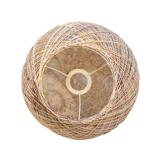 Suspension En Corde De Papier Naturel Mistra Forme Boule