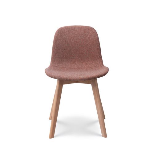 Chaise De Salon Confortable En Tissu Anna Rouge