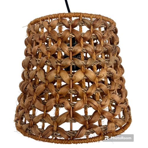 Suspension Nature En Raphia Tressé Anafi 23cm