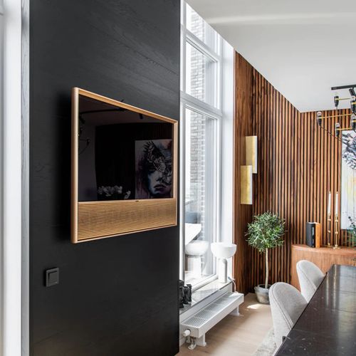 Lot De 4 Panneaux Décoratifs En Mdf 120x60 Cm - Teck