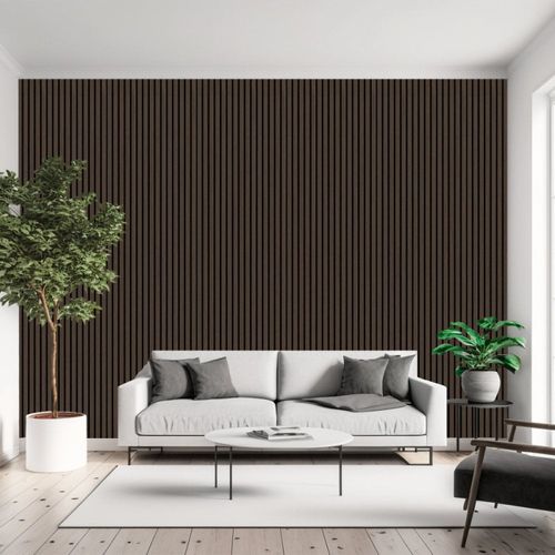 Lot De 4 Panneaux Décoratifs En Mdf 240x60 Cm - Acacia