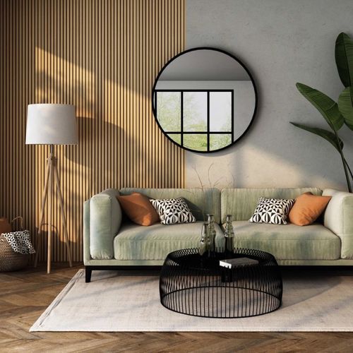 Lot De 4 Panneaux Décoratifs En Mdf  240x60 Cm - Chêne Blanc