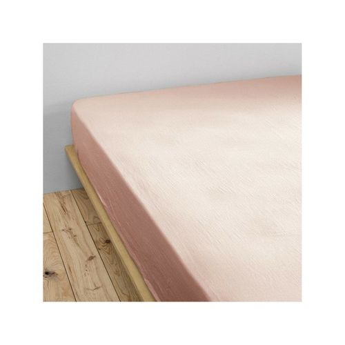 Drap-housse 140 X 190 Cm – Double Gaze De Coton 125 G/m² – Gaïa Guimauve