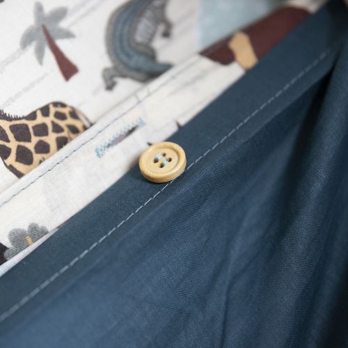 Parure De Lit Enfant 140x200 Cm Coton Map