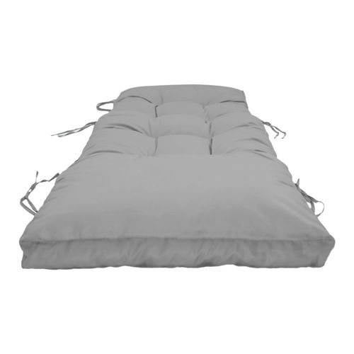 Coussin Pour Bain De Soleil En Polyester 185 X55cm Gris