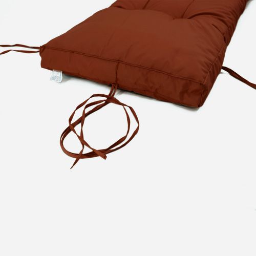 Coussin Pour Bain De Soleil En Polyester 185 X55cm Terracotta