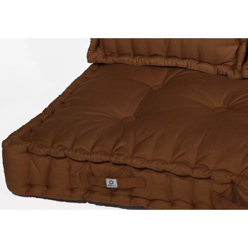 Coussins Pour Palette Capitonné En Polyester 120x80x20cm Rouille