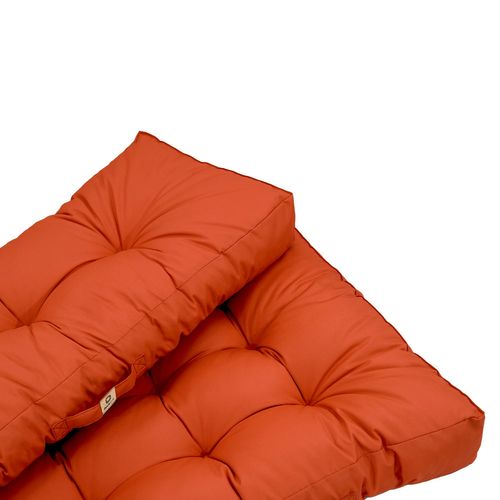 Coussins Matelas Pour Palette 120x80x20 En Polyester Orange