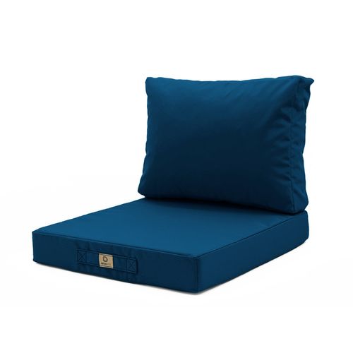 Coussins Pour Salon De Jardin Déhoussable 60x60cm Bleu Pétrole