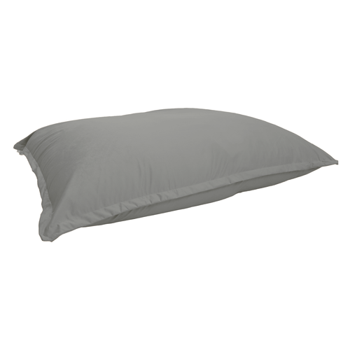 Pouf Intérieur XXL - Housse Velours - 190x155cm  - Gris