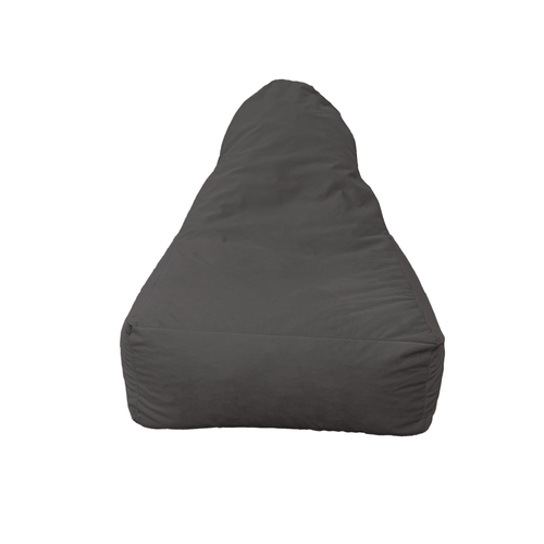 Pouf Fauteuil XXL Tissu Velours - 120x70x90 Cm - Gris