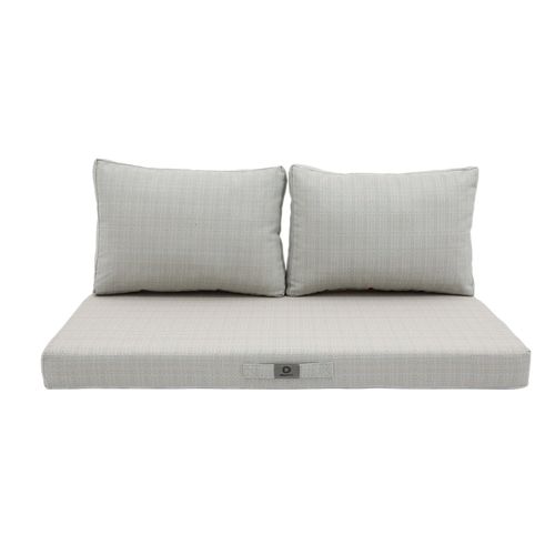 Coussins Pour Salon De Jardin Déhoussable 100x50cm - Turquoise Chiné