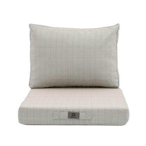 Coussins Pour Salon De Jardin Déhoussable 60x60cm - Turquoise Chiné