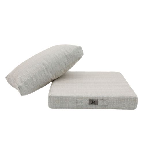 Coussins Pour Salon De Jardin Déhoussable 50x50cm - Turquoise Chiné