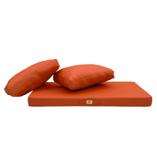 Coussins Pour Salon De Jardin Déhoussable 100x50cm Orange
