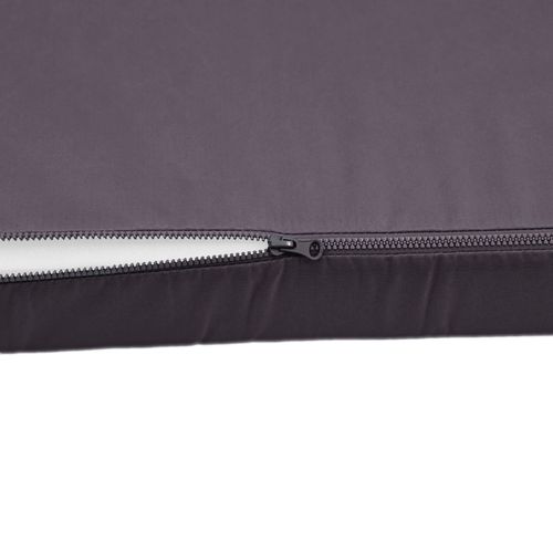 Coussins Pour Salon De Jardin Déhoussable 100x50cm Gris Carbone