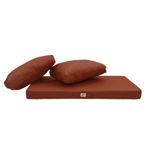 Coussins Pour Salon De Jardin Déhoussable 100x50cm Terracotta