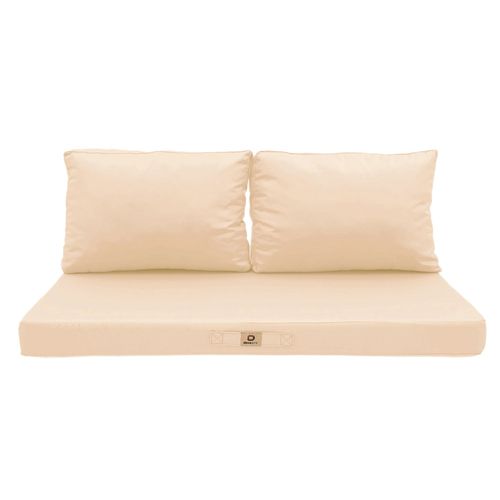 Coussins Pour Salon De Jardin Déhoussable 100x50cm Beige