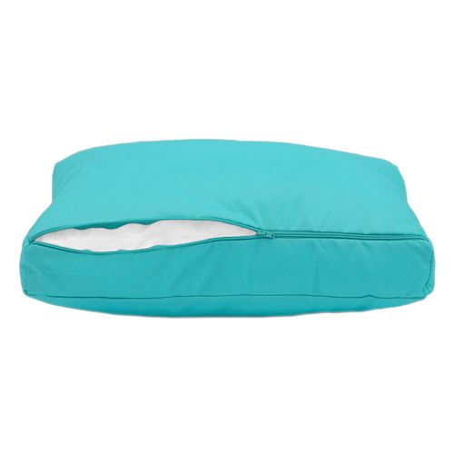 Coussins Pour Salon De Jardin Déhoussable 120x60cm Bleu Caraïbes