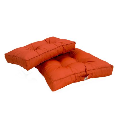Coussins Pour Salon De Jardin Capitonné 60x60cm Orange