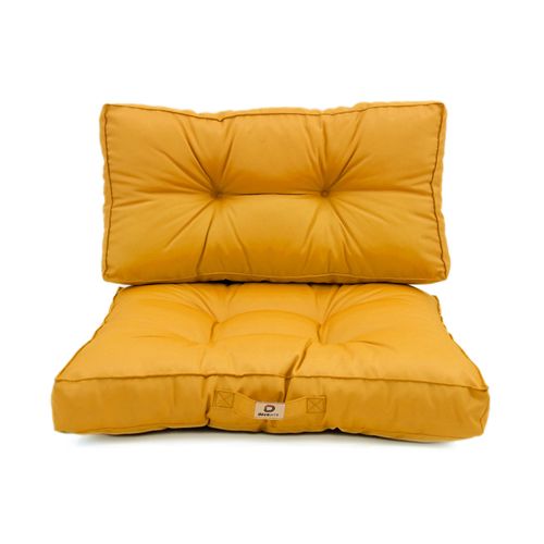 Coussins Pour Salon De Jardin Capitonné 60x60cm Jaune
