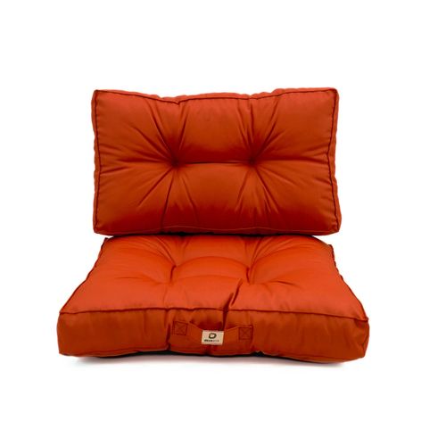 Coussins Pour Salon De Jardin Capitonné 50x50cm Orange