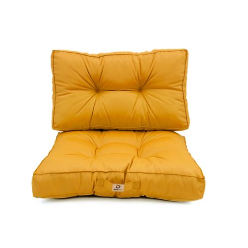 Coussins Pour Salon De Jardin Capitonné 50x50cm Jaune
