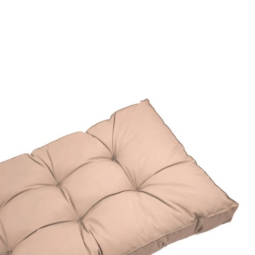 Coussins Pour Salon De Jardin Capitonné 120x60cm Beige