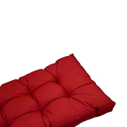 Coussins Pour Salon De Jardin Capitonné 100x50cm Rouge