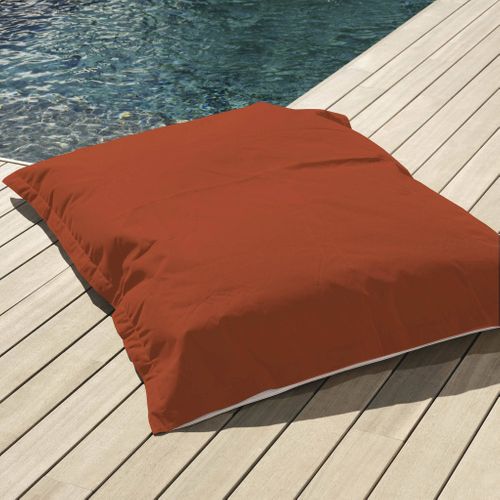 Housse Pour Pouf Géant XXL 180x140cm Flottant Pour Piscine - Terracotta