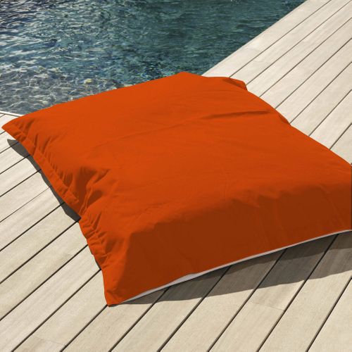 Housse Pour Pouf Géant XXL 180x140cm Flottant Pour Piscine - Orange