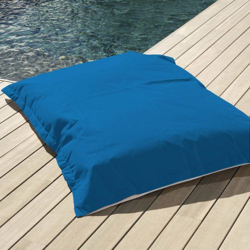 Housse Pour Pouf Géant XXL 180x140cm Flottant Pour Piscine - Bleu Pétrole