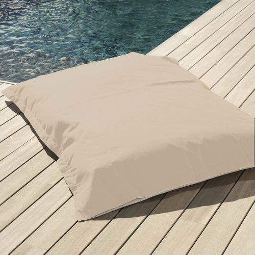 Housse Pour Pouf Géant XXL 180x140cm Flottant Pour Piscine - Beige